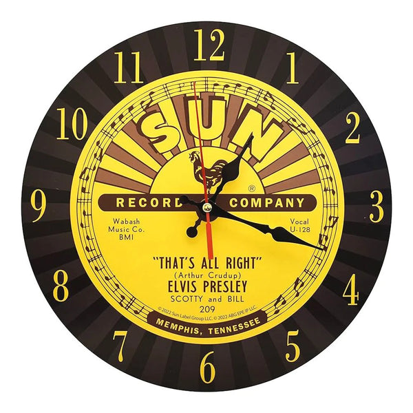 Clock Sun Records  Elvis All Right - Boulevard Souvenirs