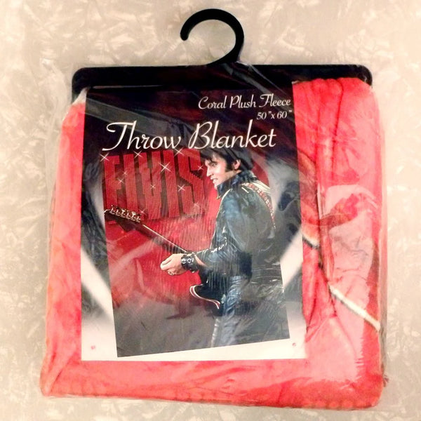 Throw Blanket Elvis ‘68 Name in Lights - Boulevard Souvenirs