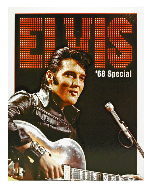 Tin Sign Elvis - 68 Special Metal - Boulevard Souvenirs