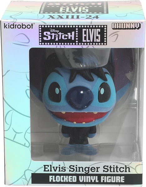 Lilo and Stitch Comeback Elvis Stitch Flocked 4” Bhunny Stylized PVC Figure