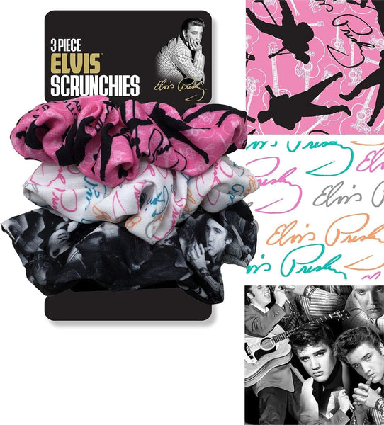 Scrunchies Elvis set of 3 - Boulevard Souvenirs