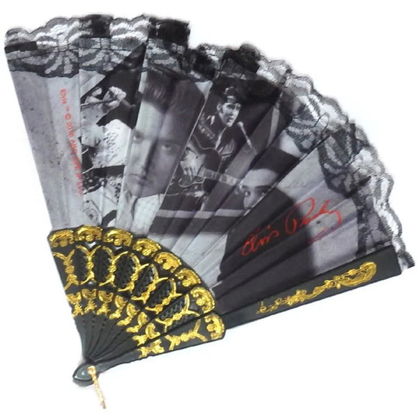 Hand Fan Elvis Frames w/Letters - Boulevard Souvenirs