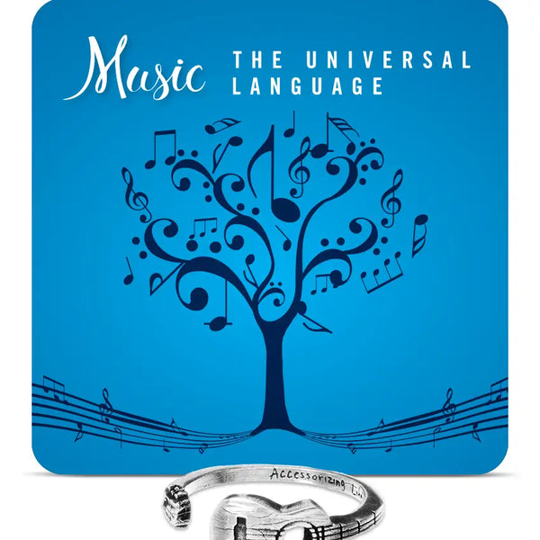 RING Guitar Jewelry Ring Music Gift - Adjustable