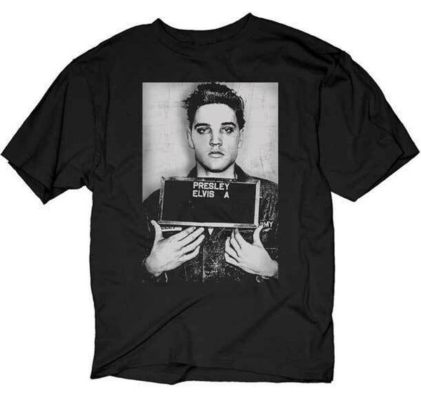 T-Shirt ELVIS ENLISTMENT Mugshot - Boulevard Souvenirs