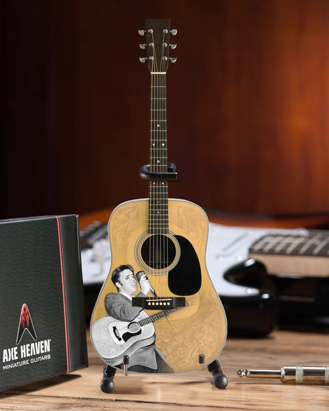 Officially Licensed Elvis Presley '55 Tribute Acoustic Mini Guitar Model