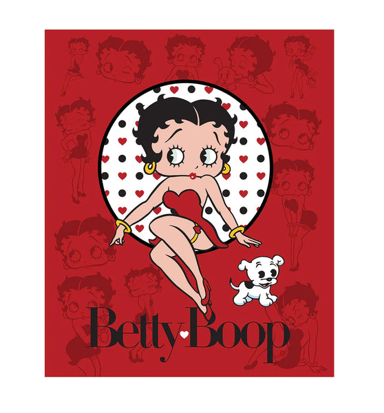 Throw Blanket Betty Boop Silhouettes - Boulevard Souvenirs