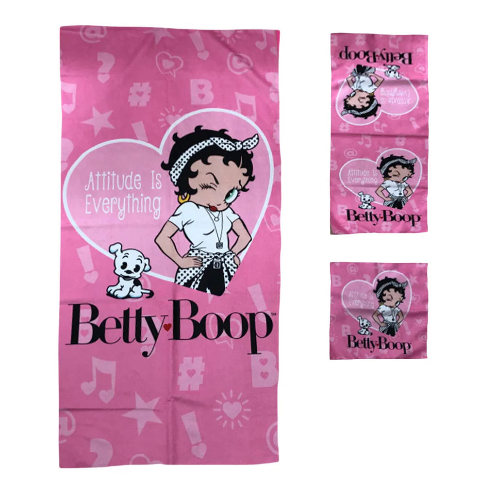 Rare Betty Boop Snap shops Closure Bath Towel