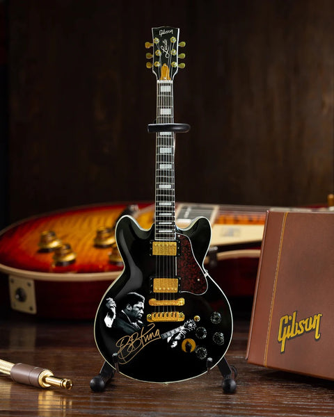 Guitar B.B. KING TRIBUTE Gibson ES-355 Lucille Ebony Miniature Guitar Model