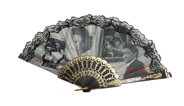 Hand Fan Elvis Frames w/Letters - Boulevard Souvenirs