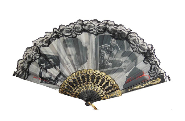 Hand Fan Elvis Frames w/Letters - Boulevard Souvenirs