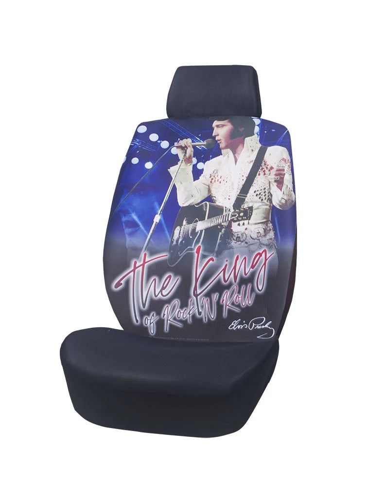 Seat Cover Elvis The King Blue White Jumpsuit Car Boulevard Souvenirs