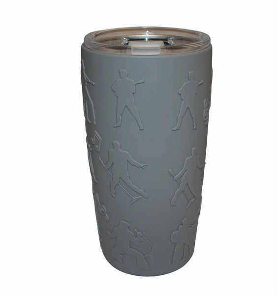 Thermo Elvis Gray Portrait Stainless Steel With Silicone Sleeve