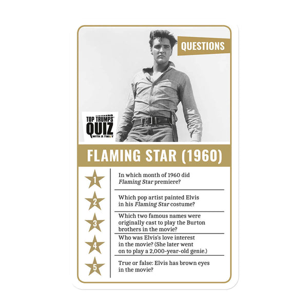 GAME Elvis Presley Top Trumps Quiz Card Game - Boulevard Souvenirs