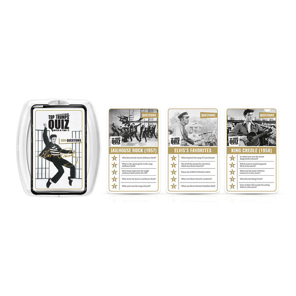 GAME Elvis Presley Top Trumps Quiz Card Game - Boulevard Souvenirs