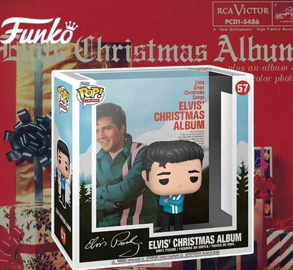 Figurine Funko Pop!  Elvis' Christmas ALBUM with Case - Boulevard Souvenirs