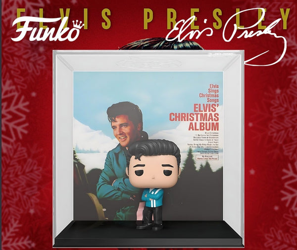 Figurine Funko Pop!  Elvis' Christmas ALBUM with Case - Boulevard Souvenirs