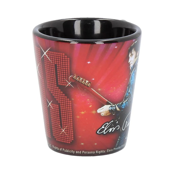 Shot Glass Elvis Red ‘68 - Boulevard Souvenirs