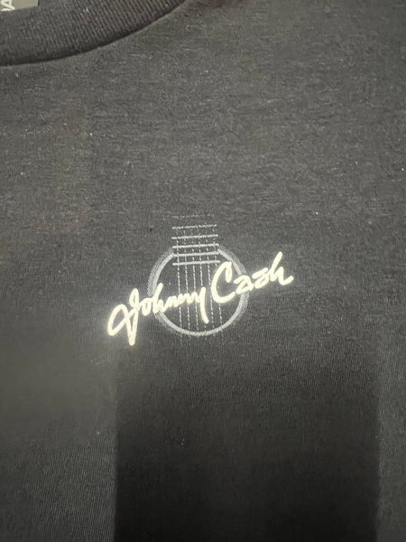 T-SHIRT JOHNNY CASH BIG GUITAR ON BACK