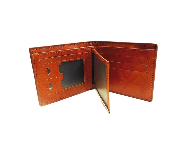 Wallet John Wayne Leather "A Man's Gotta Do..." - Boulevard Souvenirs