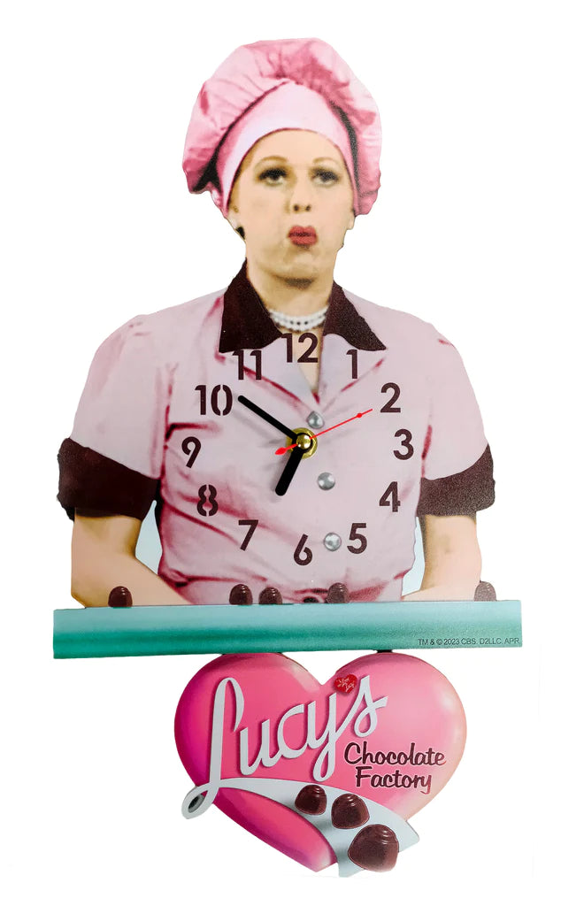 Clock Swinging I Love Lucy Chocolate Factory – Boulevard Souvenirs