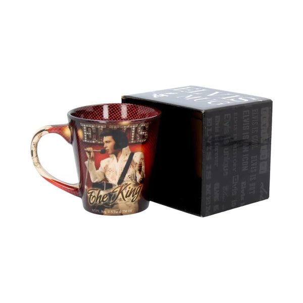 Mug Elvis Red The King - Boulevard Souvenirs
