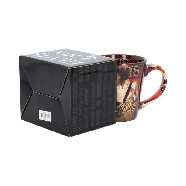 Mug Elvis Red The King - Boulevard Souvenirs