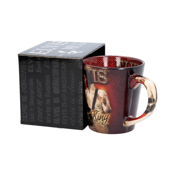 Mug Elvis Red The King - Boulevard Souvenirs