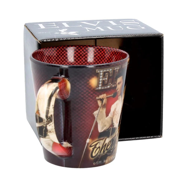 Mug Elvis Red The King - Boulevard Souvenirs