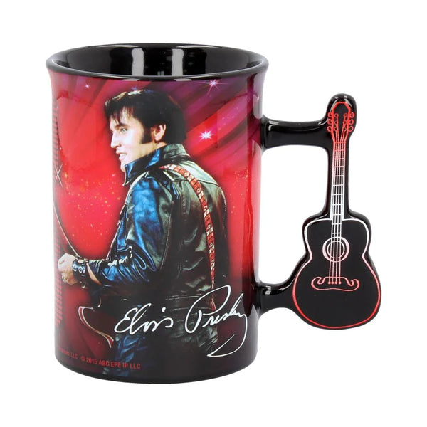 Mug Elvis Red 68’ Name in Lights - Boulevard Souvenirs