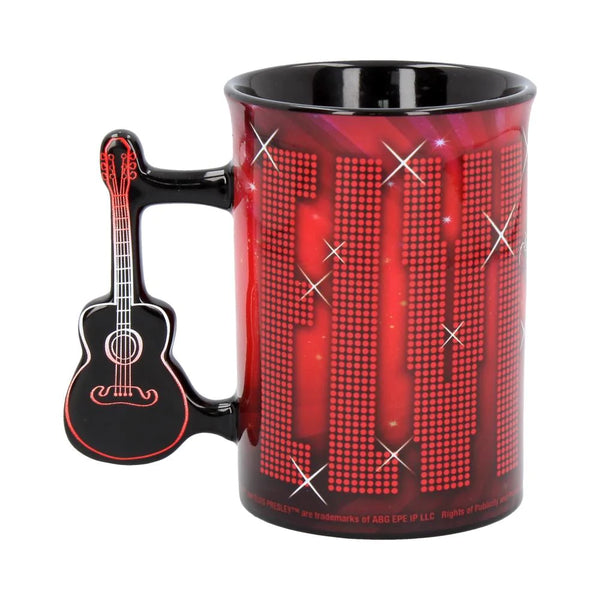 Mug Elvis Red 68’ Name in Lights - Boulevard Souvenirs
