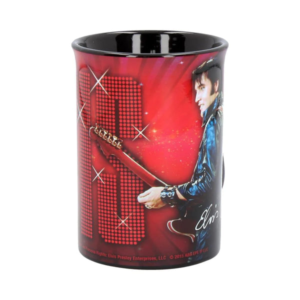 Mug Elvis Red 68’ Name in Lights - Boulevard Souvenirs
