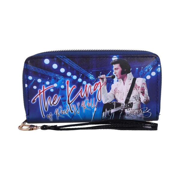 Wallet Elvis The King Blue - Boulevard Souvenirs