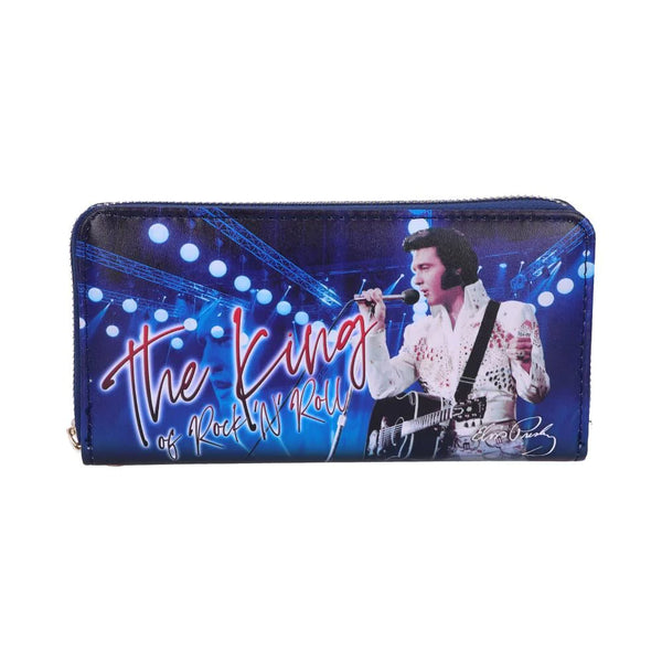 Wallet Elvis The King Blue - Boulevard Souvenirs