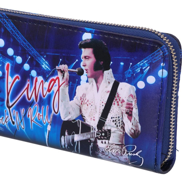 Wallet Elvis The King Blue - Boulevard Souvenirs