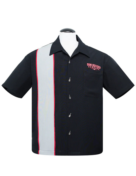 Shirt Sun Records Piped Panel w/Guitar Buttons - Boulevard Souvenirs