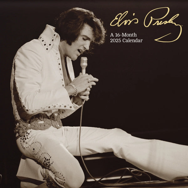 Mini Wall Calendar 2025 Elvis Presley