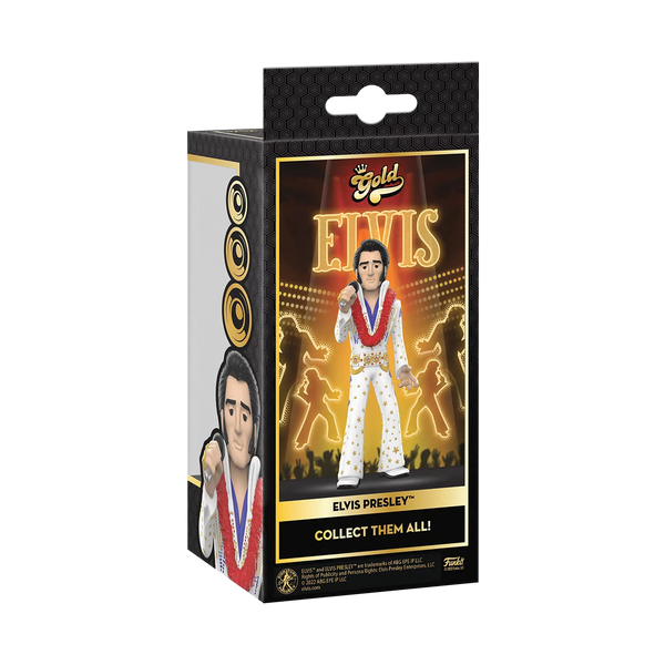 Figurine Elvis Funko Pop Vinyl Gold 5" - Boulevard Souvenirs