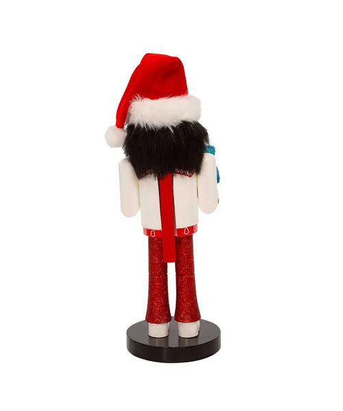 Nutcracker  Elvis Presley with BLUE Teddy Bear - Boulevard Souvenirs