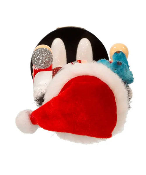 Nutcracker  Elvis Presley with BLUE Teddy Bear - Boulevard Souvenirs