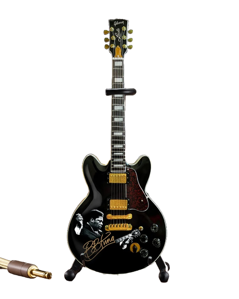 Guitar B.B. KING TRIBUTE Gibson ES-355 Lucille Ebony Miniature Guitar Model
