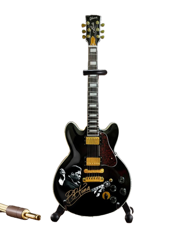 Guitar BB KING TRIBUTE Gibson ES-355 Lucille Ebony Miniature Guitar Model