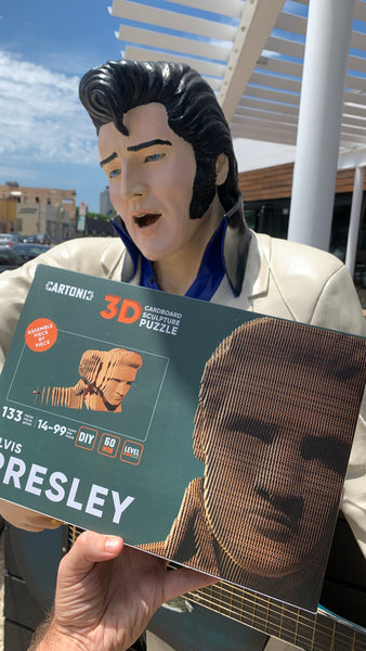 Puzzle 3D Elvis Presley Cardboard Sculpture - Boulevard Souvenirs