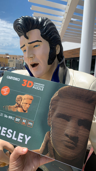 Puzzle 3D Elvis Presley Cardboard Sculpture - Boulevard Souvenirs