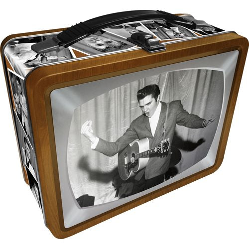 Lunch Box Elvis Presley TV Fun Box Tin Tote - Boulevard Souvenirs