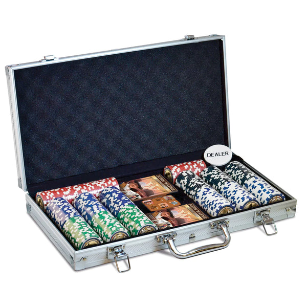 Collectable John Wayne Casino Style 300 Piece Poker Set - Boulevard Souvenirs