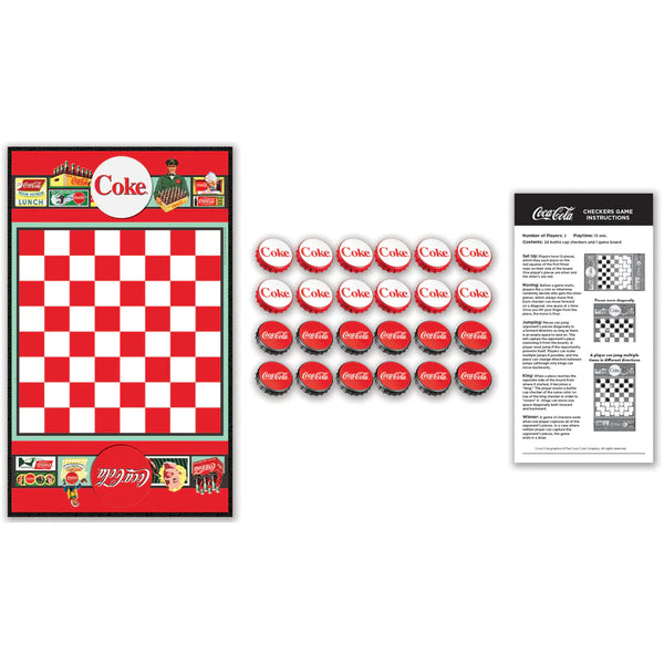 GAME Checkers Coca-Cola - Boulevard Souvenirs