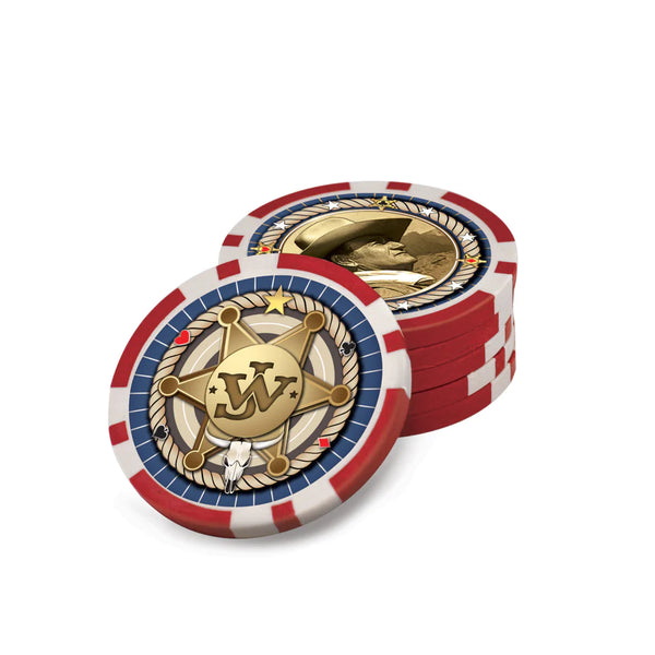 Collectable John Wayne Casino Style 300 Piece Poker Set - Boulevard Souvenirs