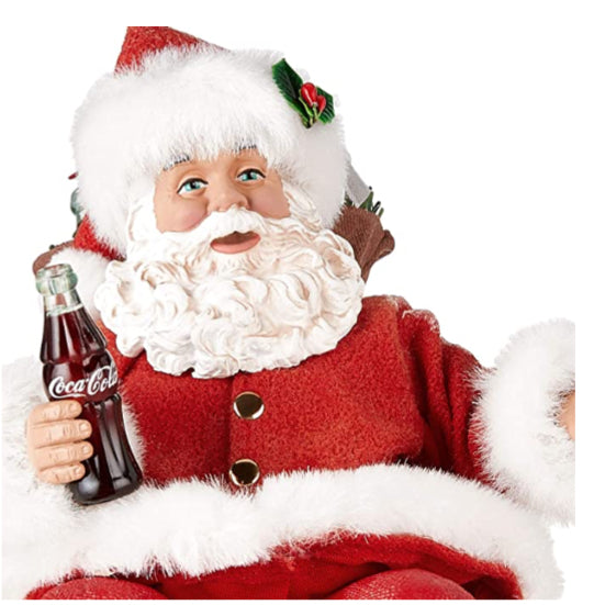 Figurine Santa In Sleigh Coca-Cola Table Kurt Adler's - Boulevard Souvenirs