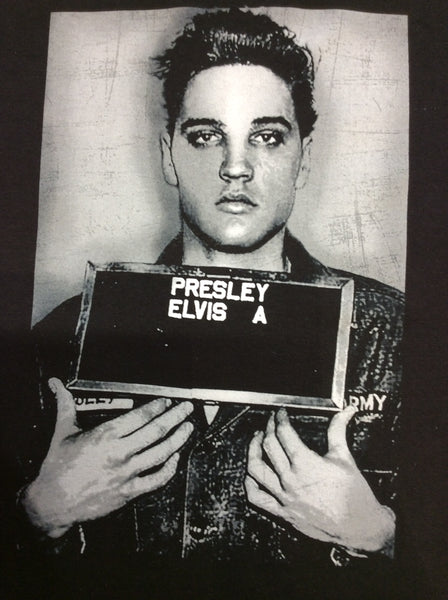 T-Shirt ELVIS ENLISTMENT Mugshot - Boulevard Souvenirs