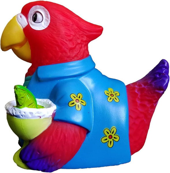 Rubber Duck Parrot Jimmy Buffett Tasting Away Again In Margarita-Bill - Boulevard Souvenirs